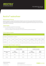 Resitrix Tapbuizen/Spuwers PE - TF